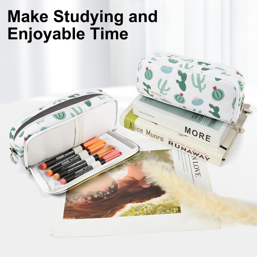 Thumbnail 6 de Large Capacity 3-Compartment Pencil Case (Oxford cloth) – OFFCUP pencil pouch