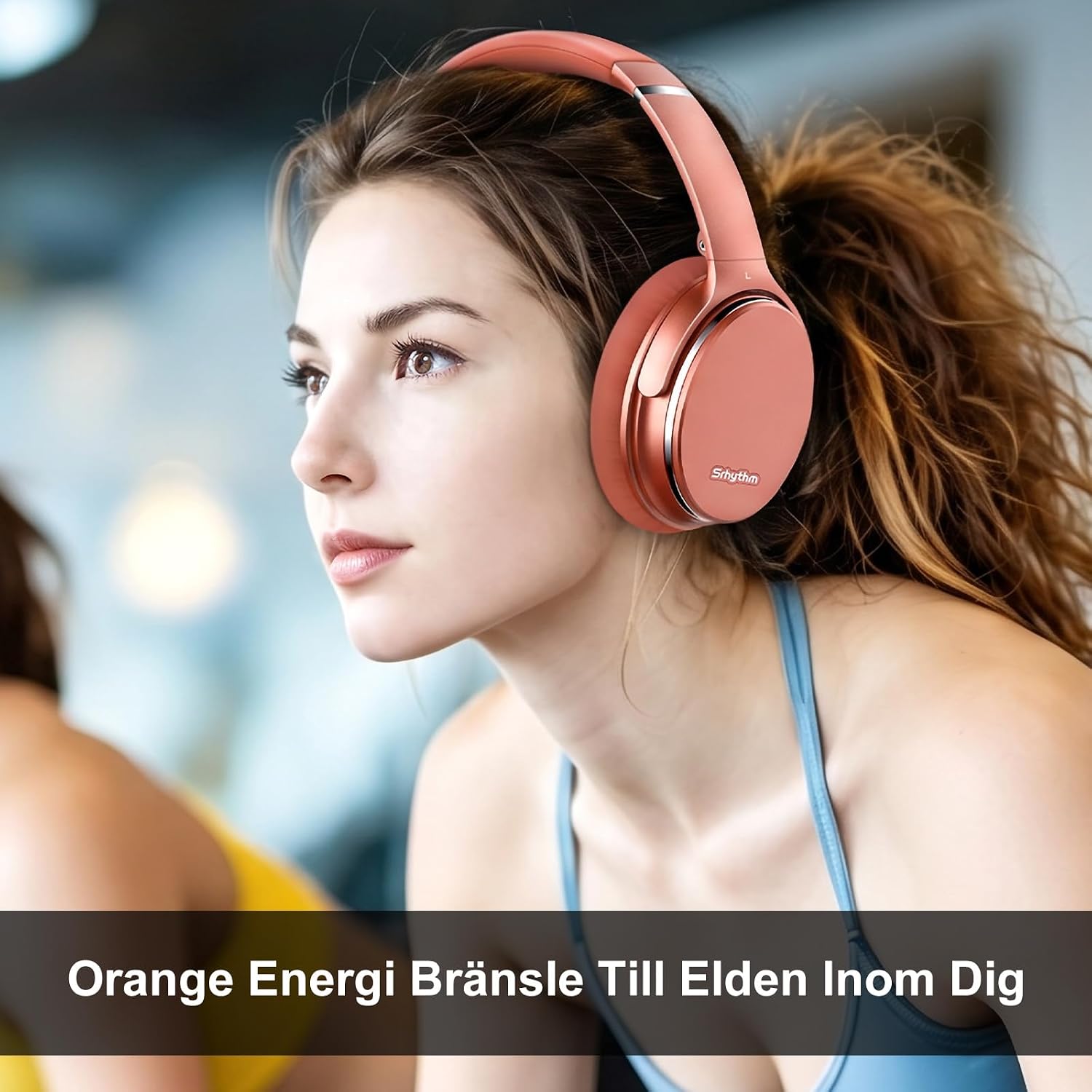 Detalle de Srhythm NC35 trådlösa over-ear-hörlurar med ANC och Bluetooth 5.3