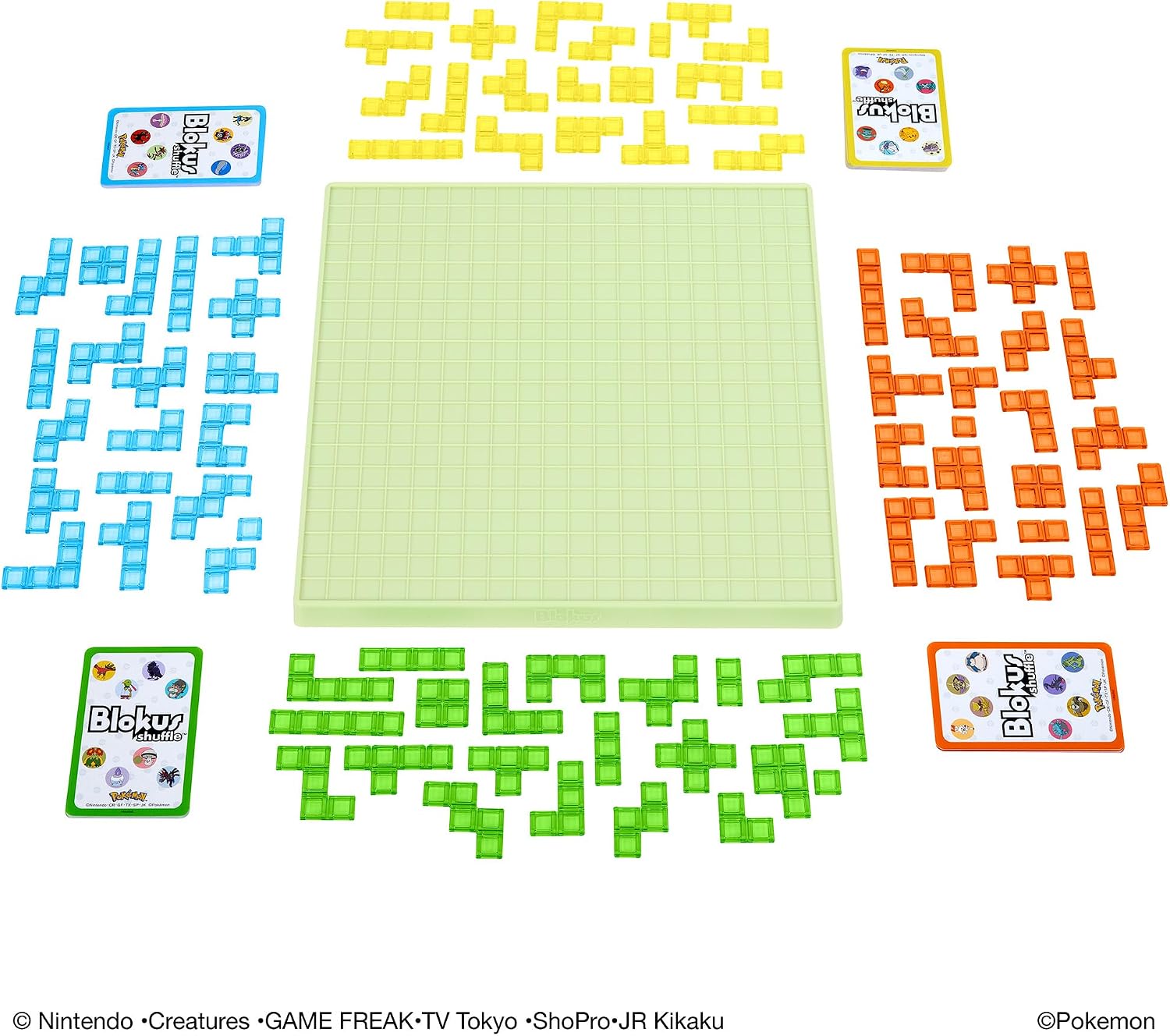 Detalle de マテルゲーム ブロックスシャッフル ポケモンエディション HHM20 ボードゲーム・わざカード54枚