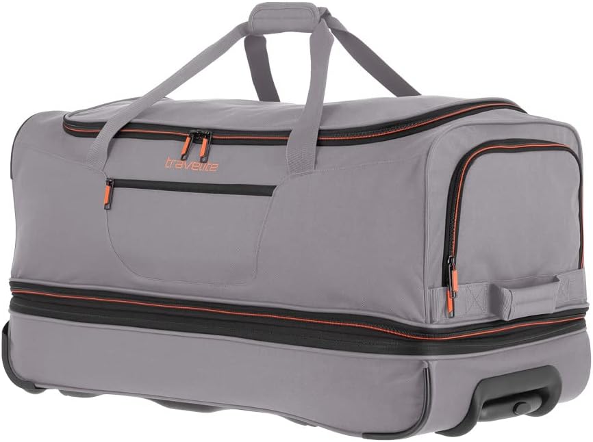 Detalle de Travelite Trolley Basics Grand – Sac de Voyage à roulettes extensible, 98–119 L, 70 cm