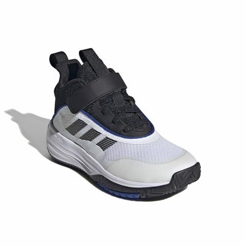 Detalle de adidas Ownthegame 3.0 Kids — Cloud White/Core Black/Core Black, Comfort e Stile per i Piccoli