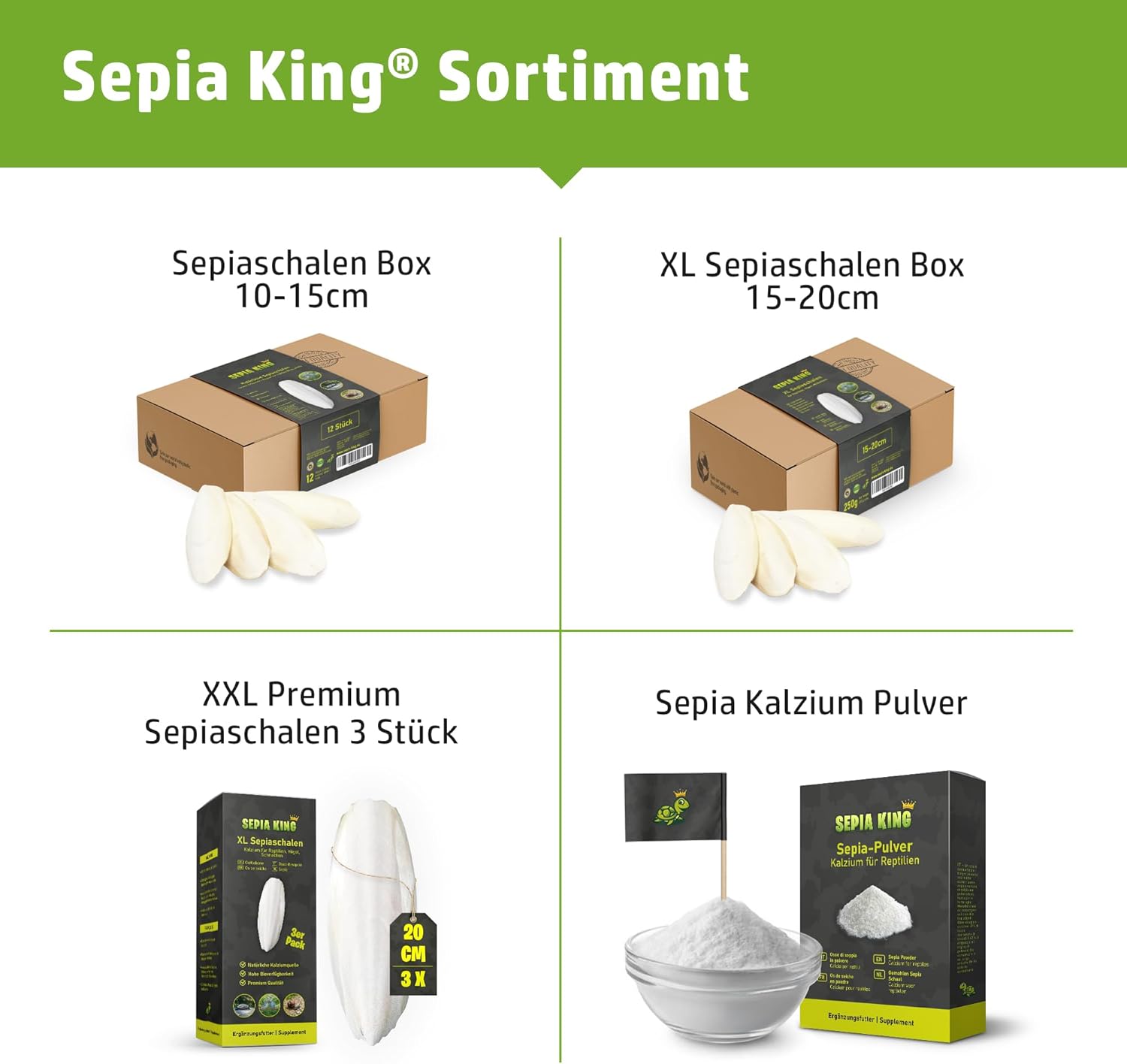 Thumbnail 3 de Sepia King ECO Box Sepiaschalen 12 Stück