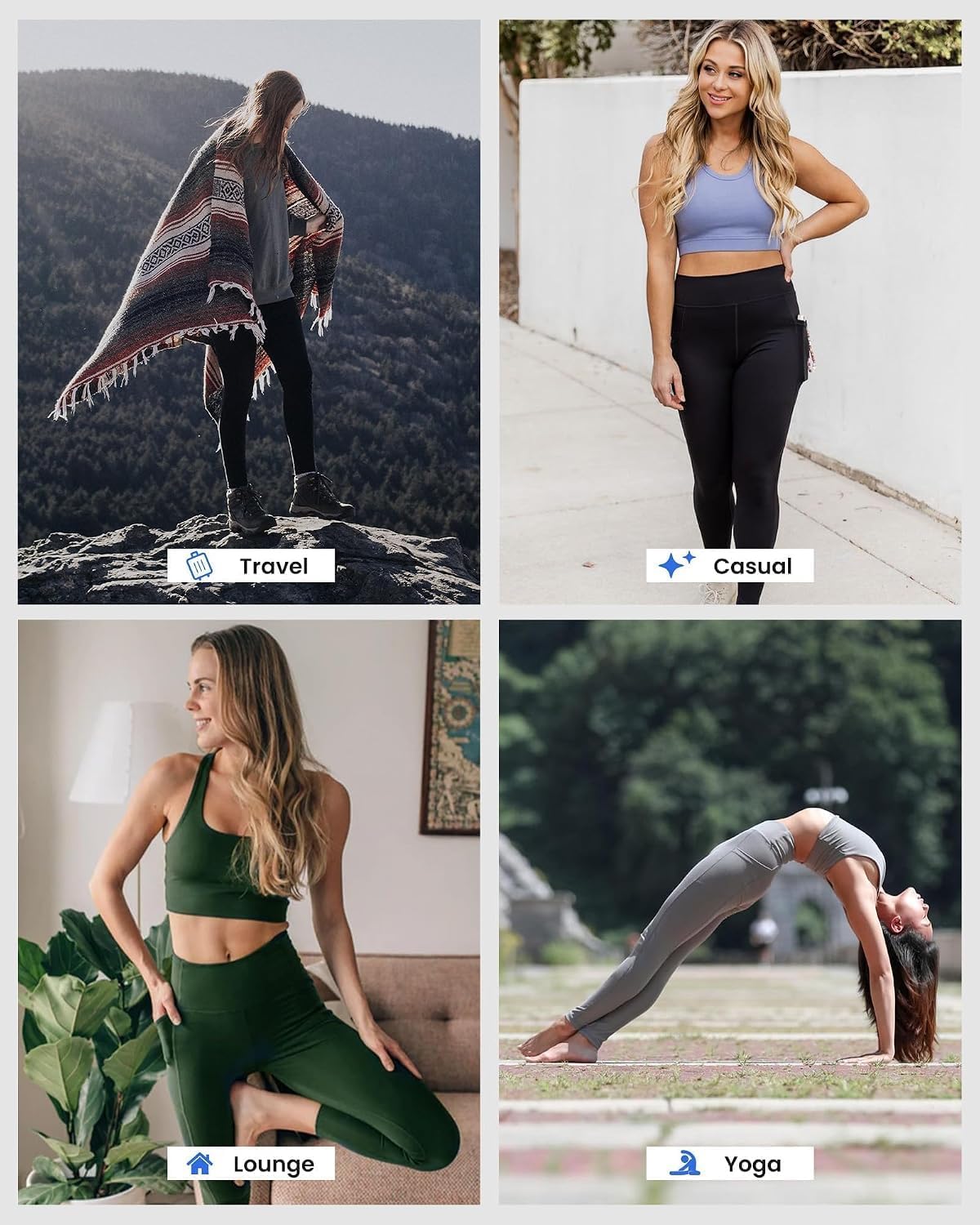 Thumbnail 5 de 3-Pack High-Waist Leggings with Pockets