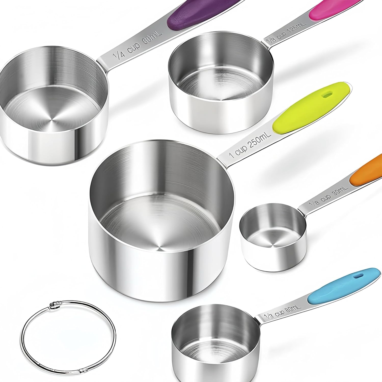 Detalle 1 de 10 Pcs Measuring Cups and Spoons Set 1 cup