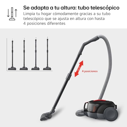 Thumbnail 3 de LG VC5506NHTCR Aspirador sin bolsa 650W, depósito 1,1 L 🧹