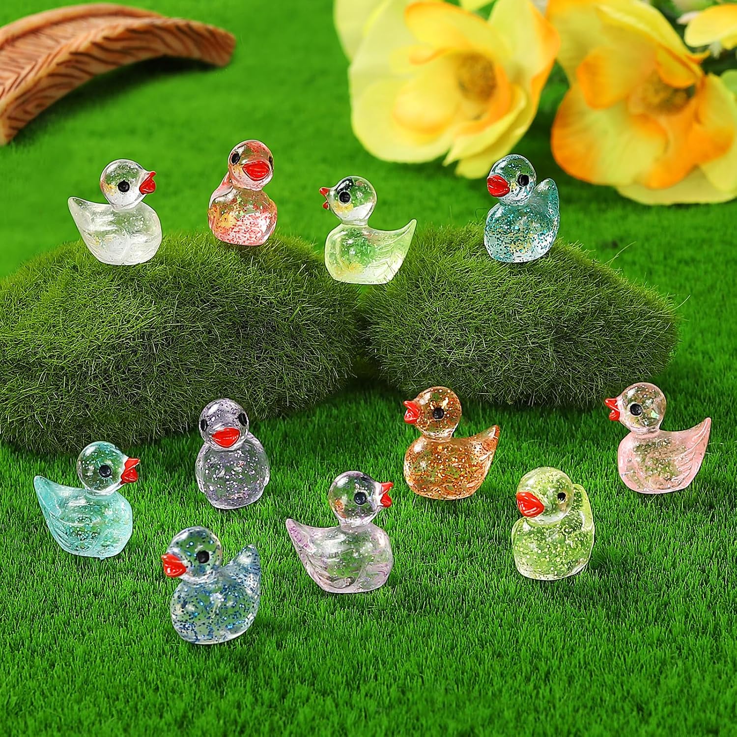 Detalle 2 de BeadRiver Mini Resin Ducks, 240-Piece Set