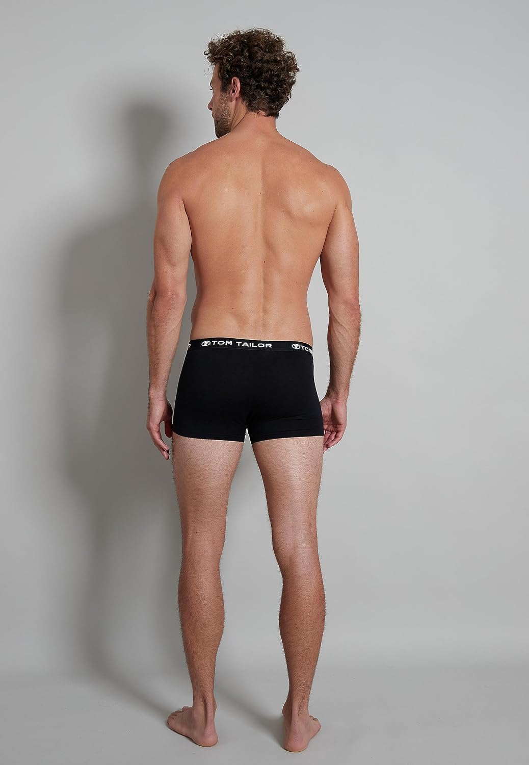 Detalle de TOM TAILOR Boxershorts Herren 5er Pack – Basic Unterhosen in Größen S–3XL