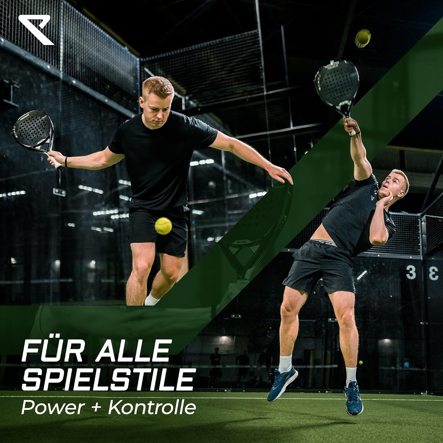 Detalle de RYZE Pegasus Padel Schläger 360 g
