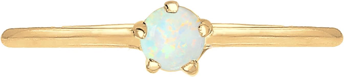 Thumbnail 1 de Elli Damen Bandring mit Opal Geo, 925 Silber