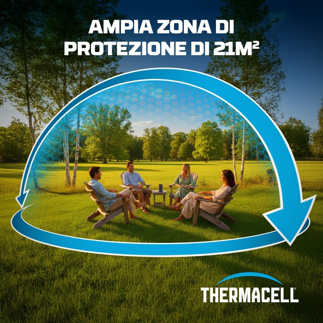 Detalle de Thermacell Ricarica Antizanzare – Zona di Protezione 21 m², 120 Ore