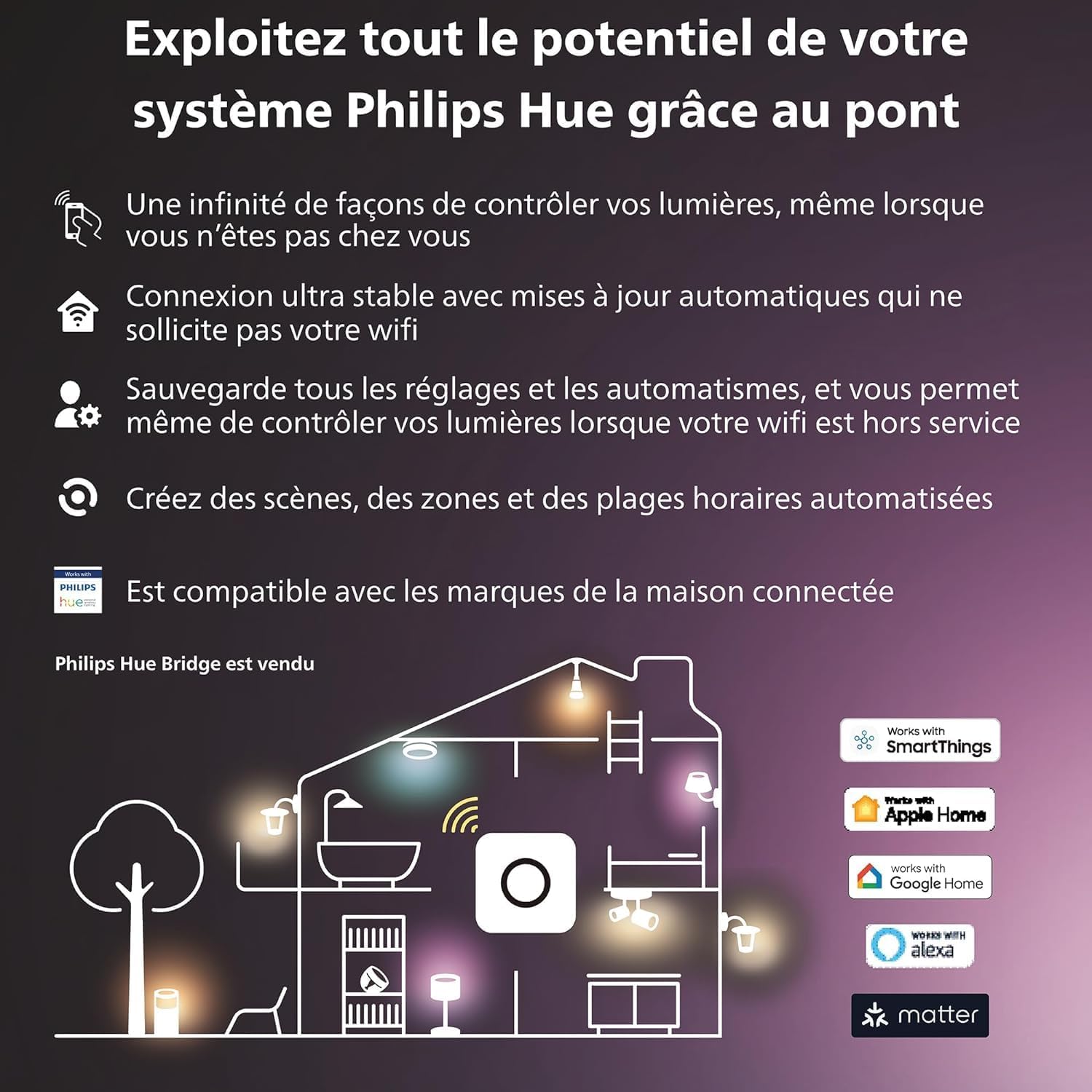 Detalle 2 de Philips Hue Go Portable: Lampe d’appoint connectée, blanc et couleur, Bluetooth et compatibilité Alexa/Google/HomeKit