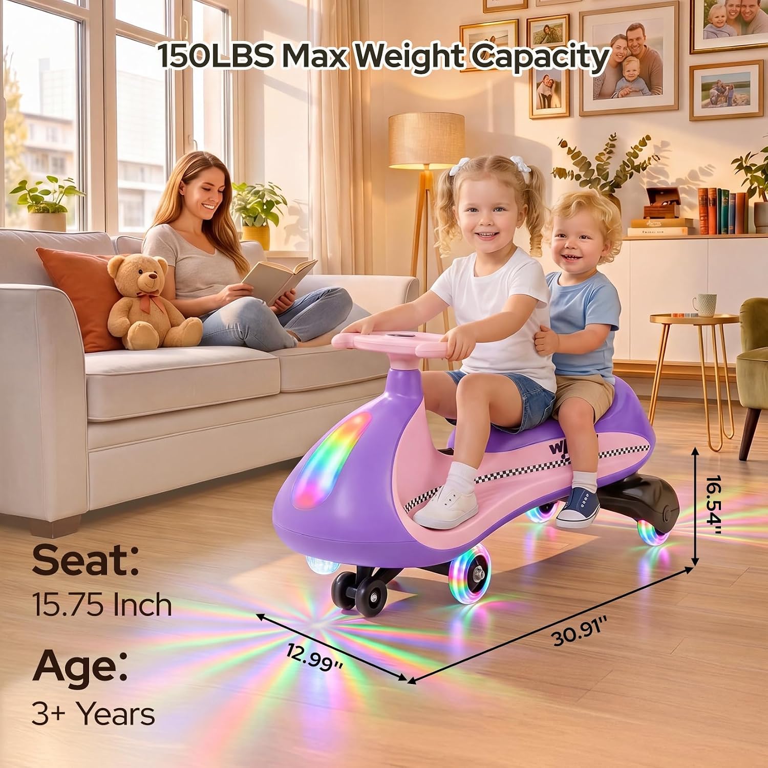 Detalle de ELEMARA Electric Wiggle Car, 12V