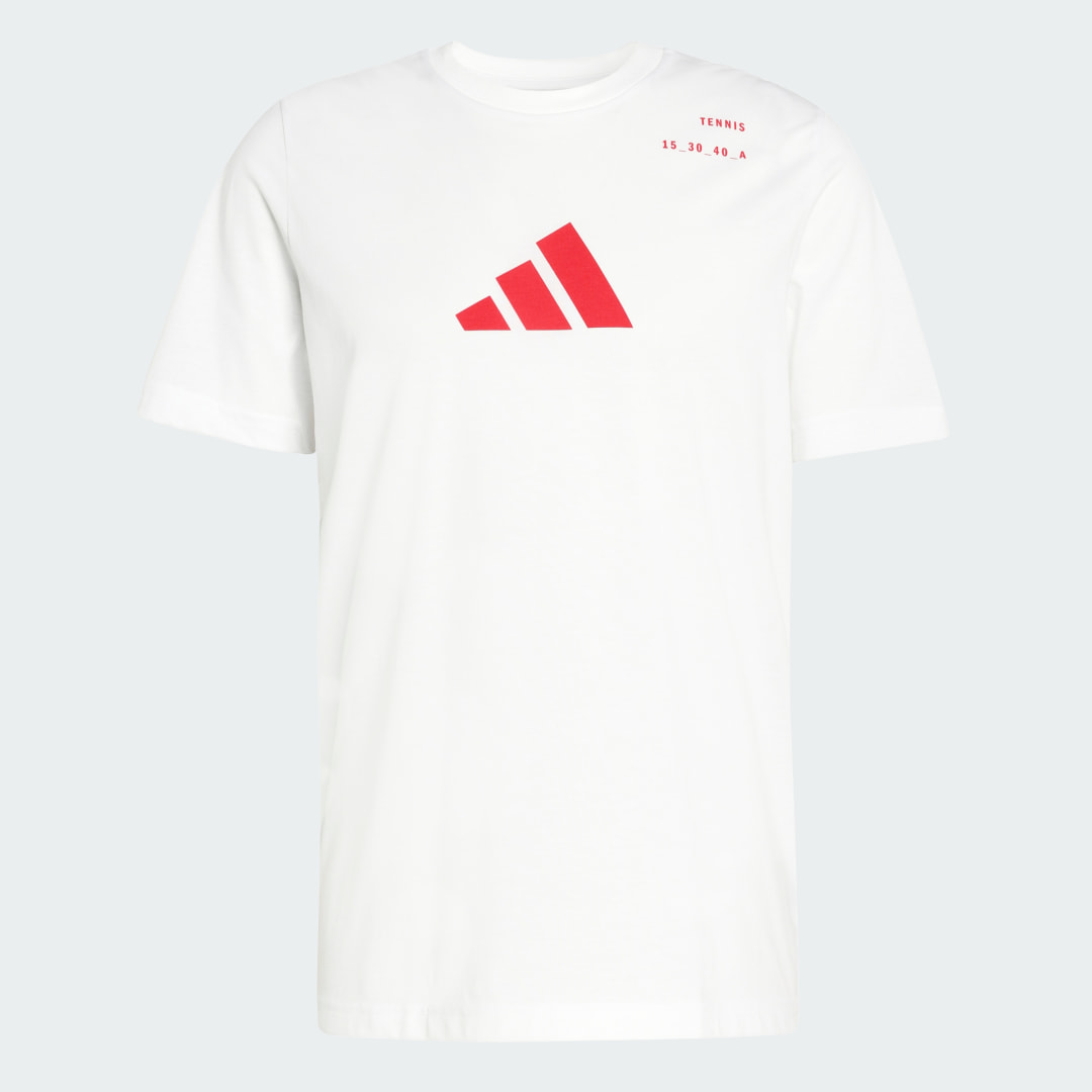 Thumbnail 3 de Camiseta de tenis estampada Category de Adidas – color Blanco