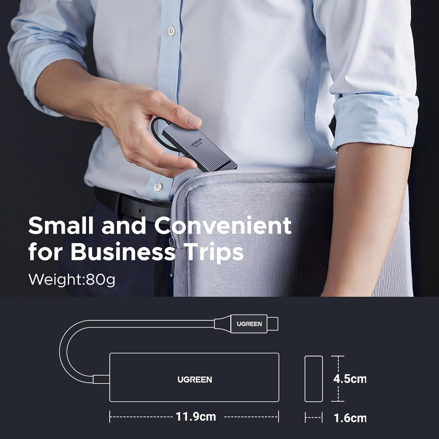 Thumbnail 6 de UGREEN USB C Hub 8‑in‑1 with 100W PD and 4K HDMI