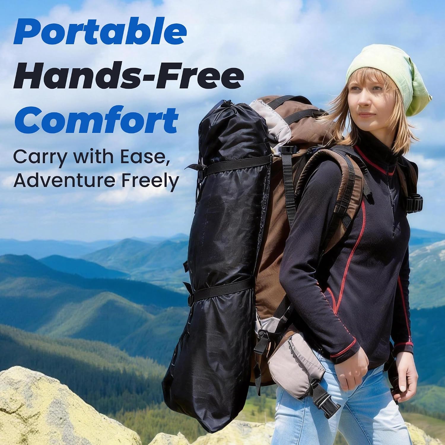 Thumbnail 5 de HULKFIT Folding Camping Chair, 600D Oxford Fabric