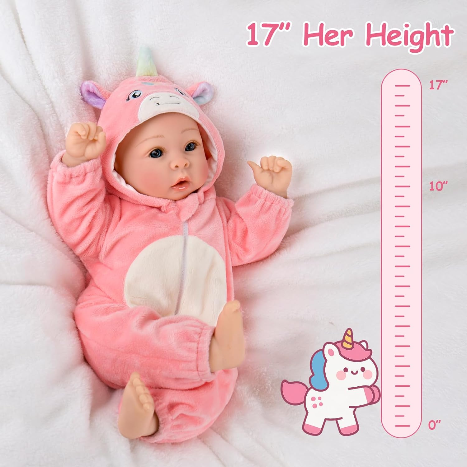 Thumbnail 5 de Aori 17-inch Realistic Doll