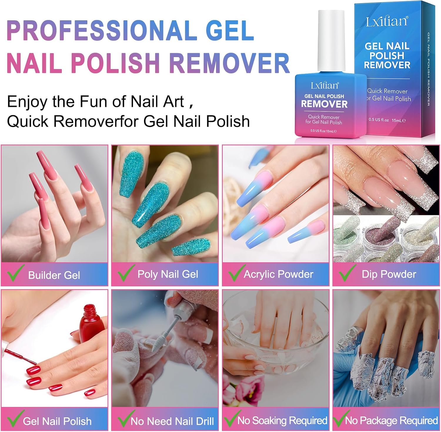 Thumbnail 5 de Remover Semipermanente Unghie Gel Remover