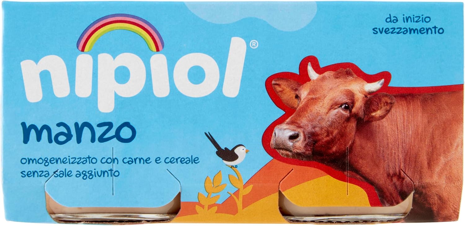 Thumbnail 6 de Nipiol Omogeneizzato Vitello 2x80g – 12 Confezioni
