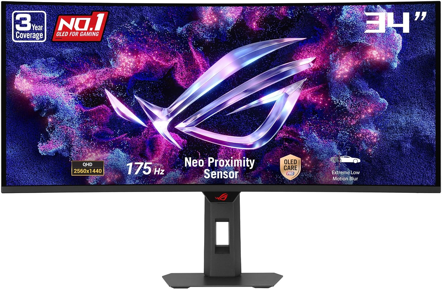 Detalle de ASUS ROG Strix 34-inch QD-OLED Gaming Monitor ⚡