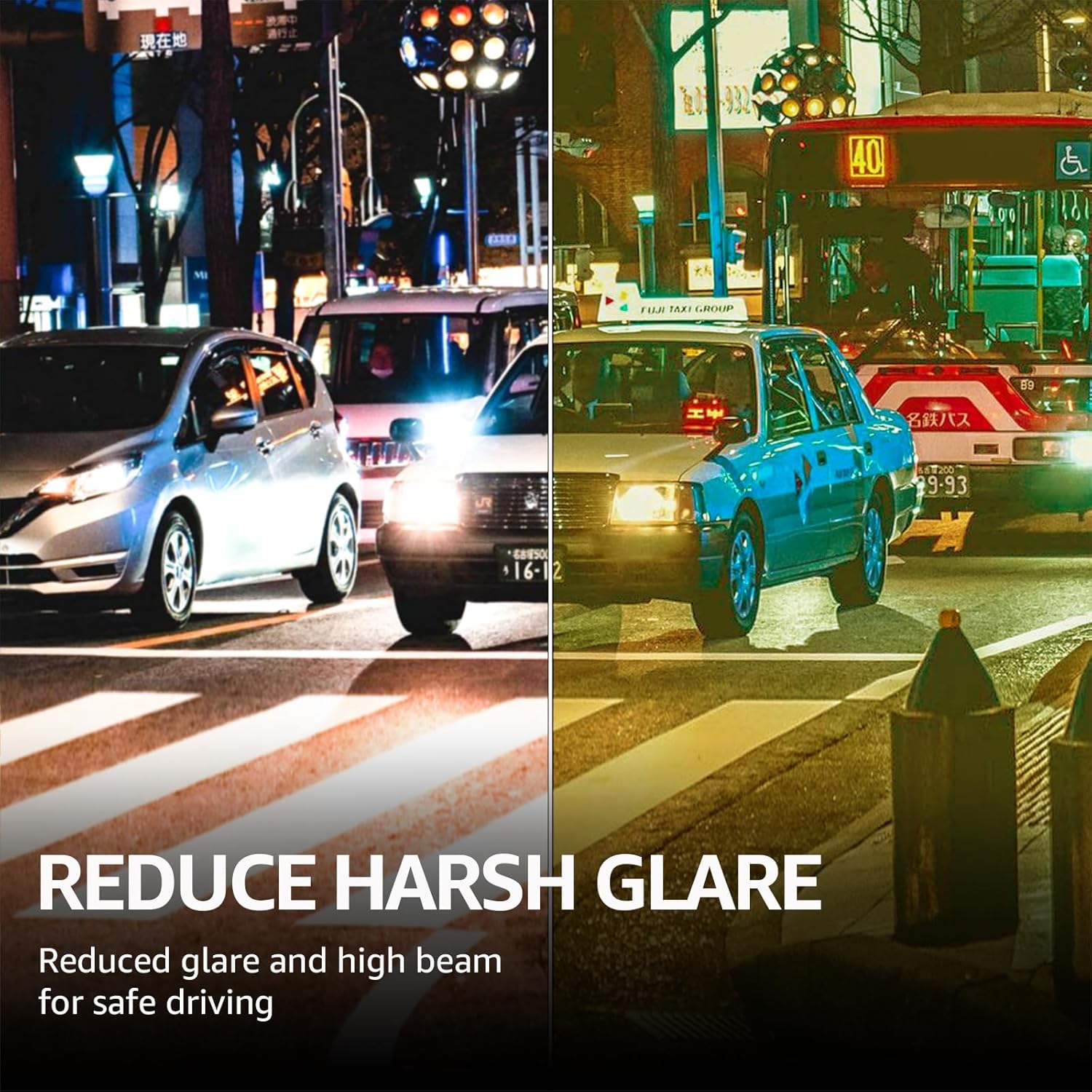 Thumbnail 2 de LVIOE 2er Set Nachtsichtbrille mit gelben TAC-Gläsern (polarisiert) im Fit-Over-Design