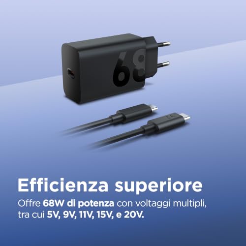 Thumbnail 1 de Lenovo 68W USB-C GaN Wall Charger con cavo 1,5 m: potenza compatta per tablet, PC e dispositivi USB-C PD
