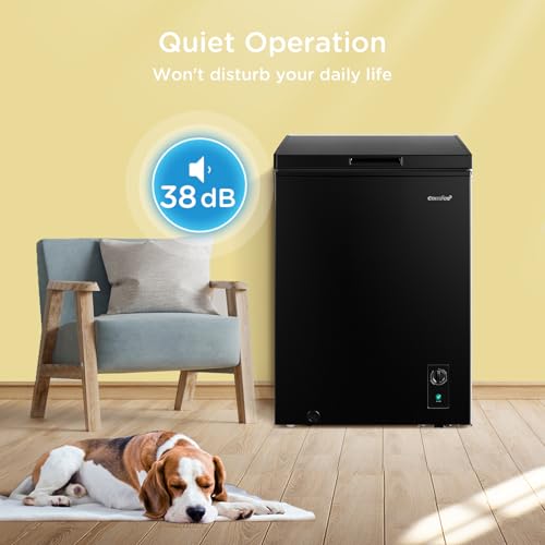 Detalle de COMFEE' 99L Chest Freezer RCC102BL2UK(E) – Convertible fridge or freezer in one