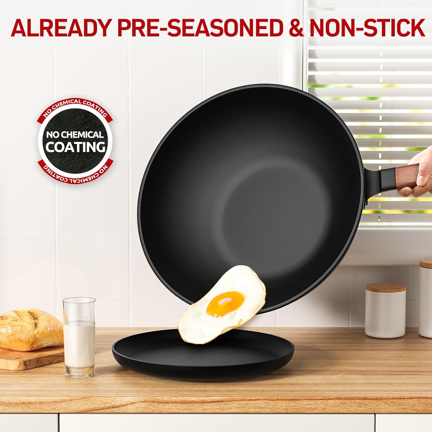 Thumbnail 6 de Jobin 33cm Wok with Lid