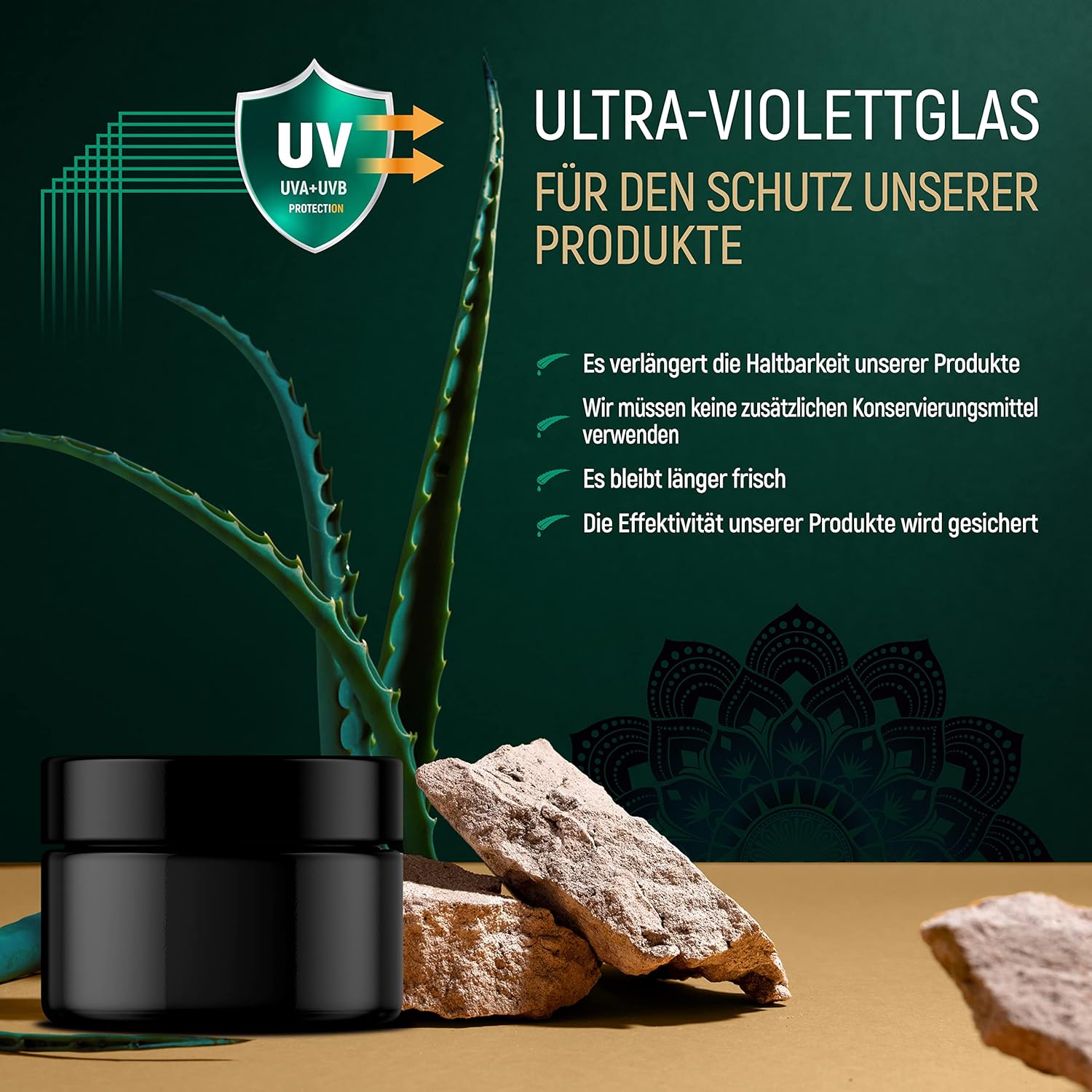Thumbnail 4 de ANA Naturkosmetik BIO Pomata di Muschio con Aloe Vera e Acido Ialuronico (5% Muschio Islandese) – Crema anti-age giorno e notte, 100 ml