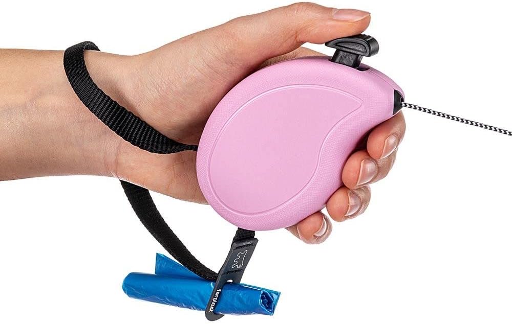 Detalle de Ferplast Flippy One – Guinzaglio allungabile per cani fino a 8 kg, 3 m, Rosa