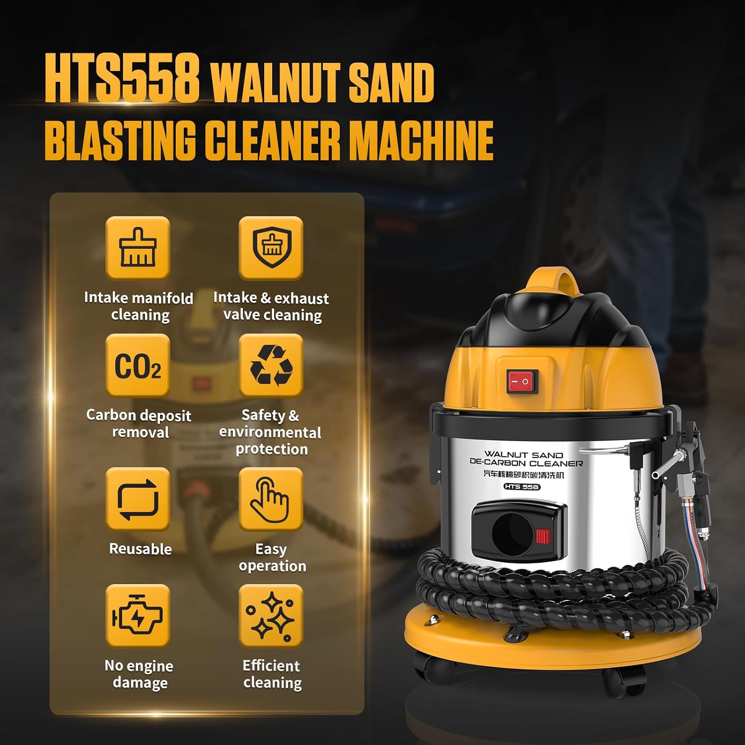 Thumbnail 1 de Walnut Blaster carbon cleaning machine 13L