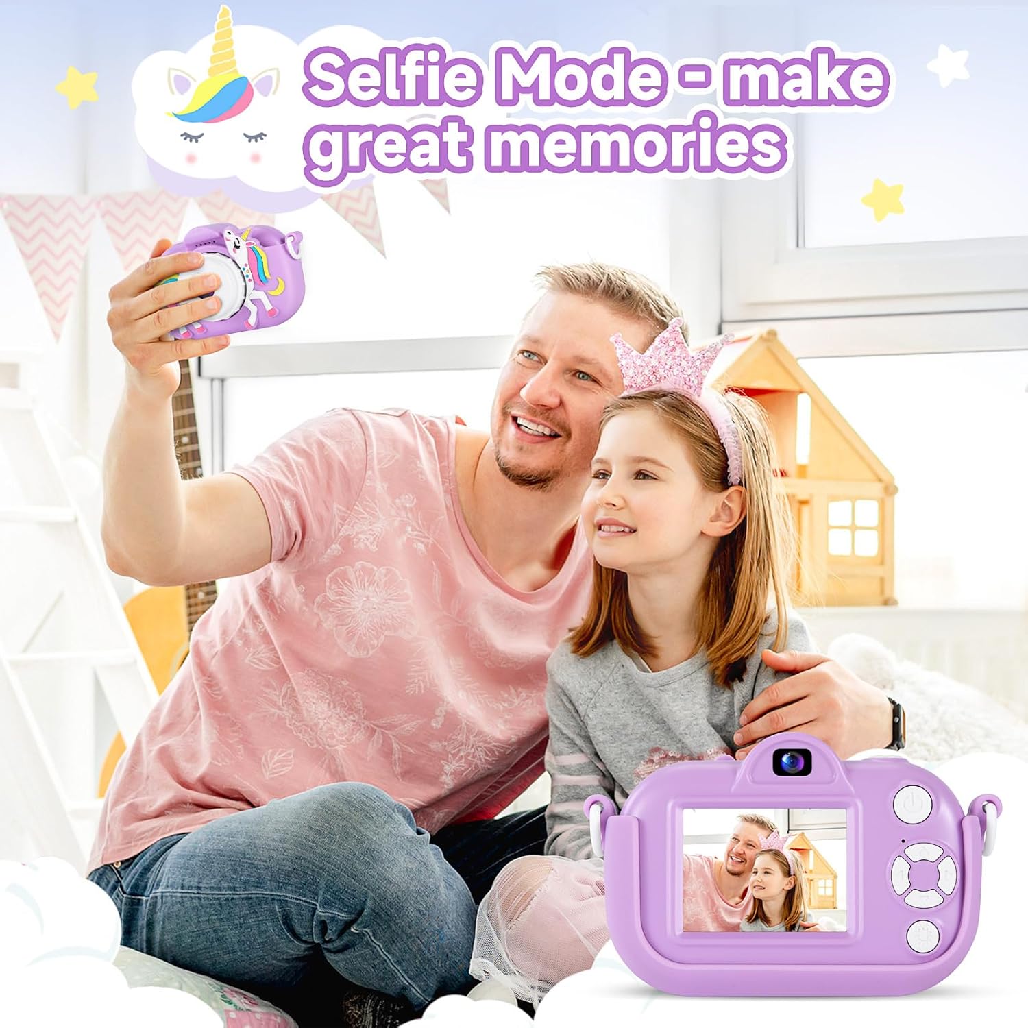 Thumbnail 4 de MAVOKIS Kids Camera 1080P with 32GB card