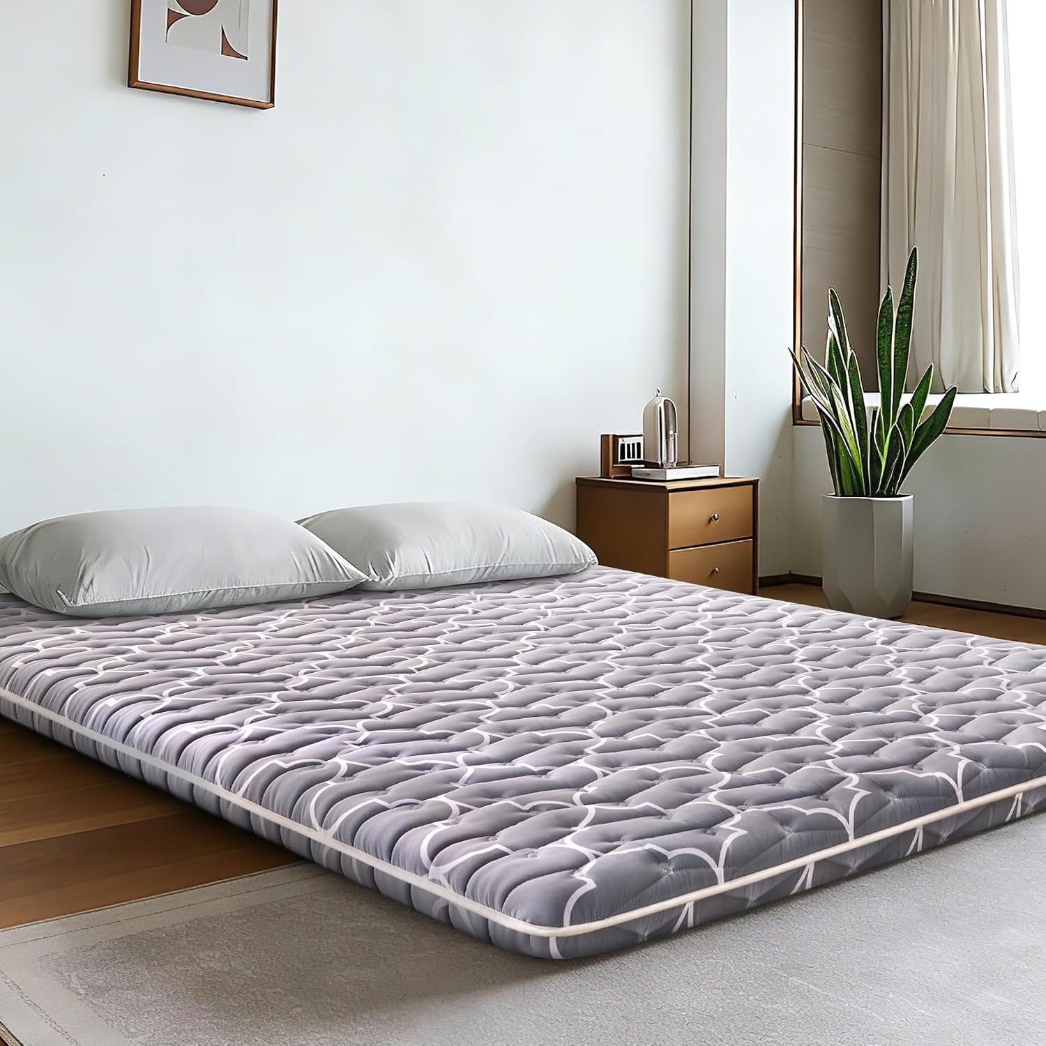 Thumbnail 1 de Vibe bear MTTM-01 Japanese Futon Floor Mattress, Full Size, 3.2-Inch