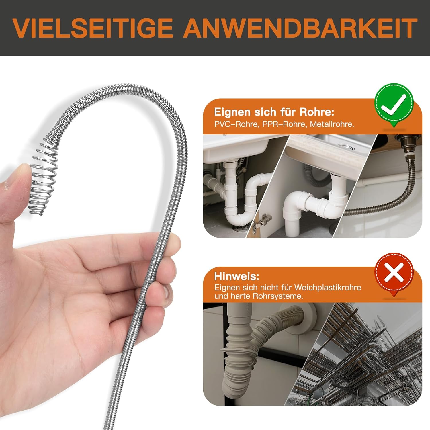 Detalle de RISEMART Rohrreinigungsspirale 10 m