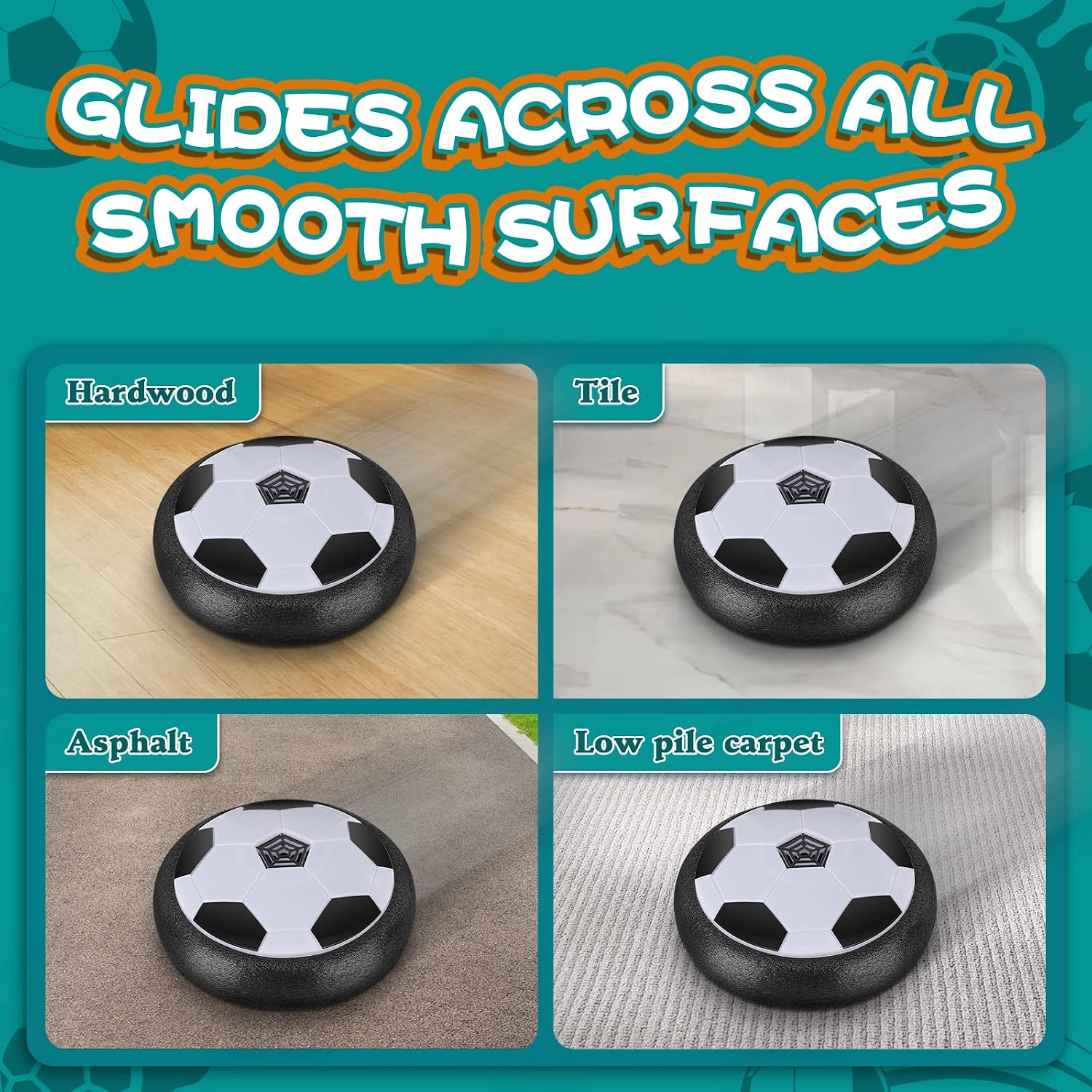 Thumbnail 5 de Hover Soccer Ball 8 Batteries