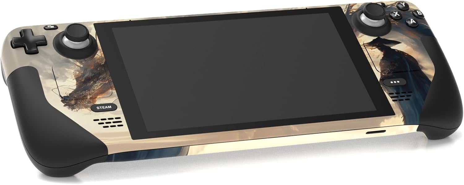 Detalle de playvital Custom Stickers for Steam Deck LCD — Full Set Protective Skin Decal (Cloudwalker’s Encounter)