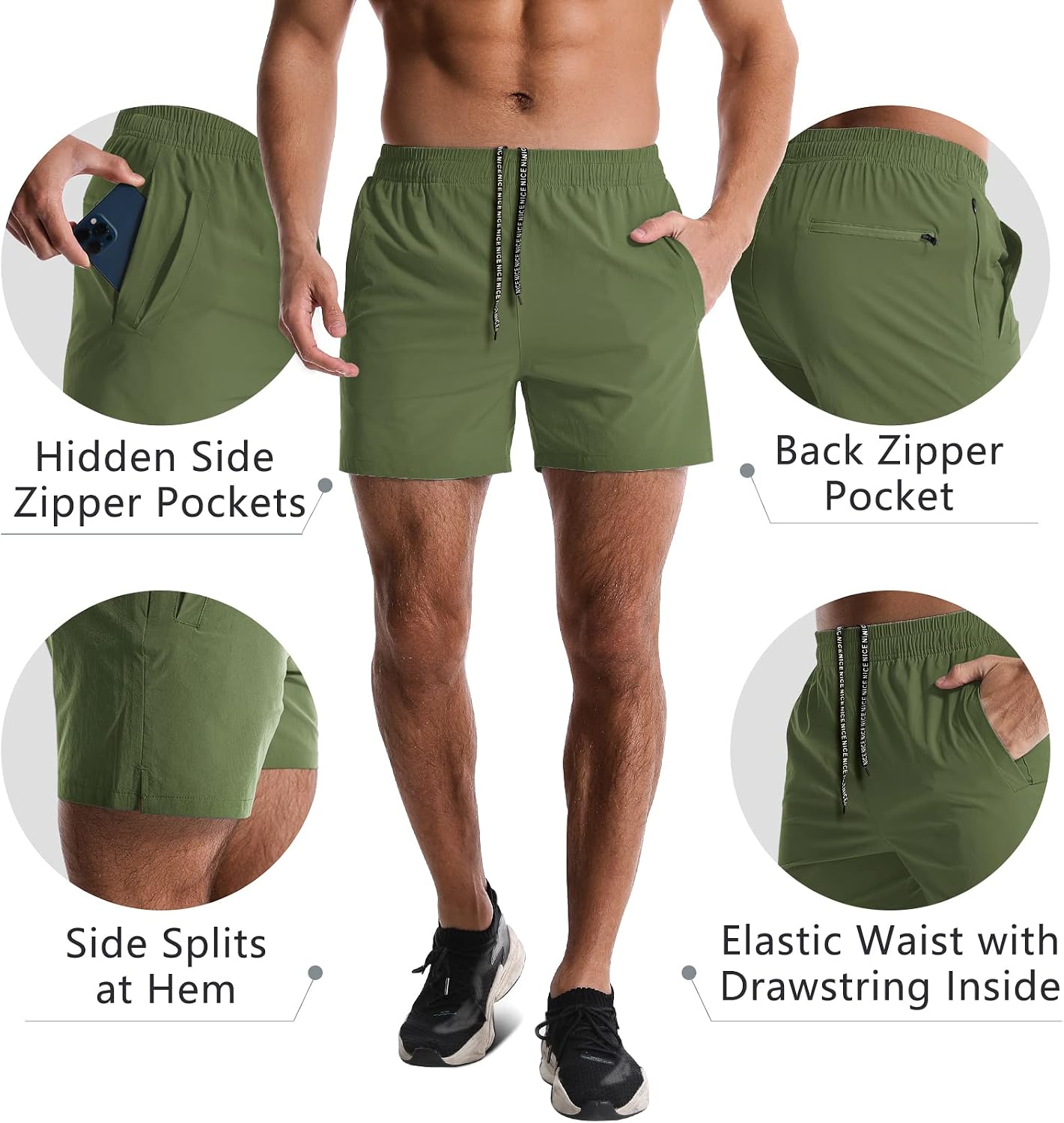 Detalle 1 de Lempue Athletic Shorts 5 Inch