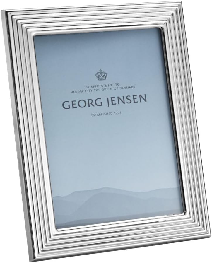 Detalle de Georg Jensen 10020472 Bernadotte Picture Frame, Silver, 18 x 23 cm