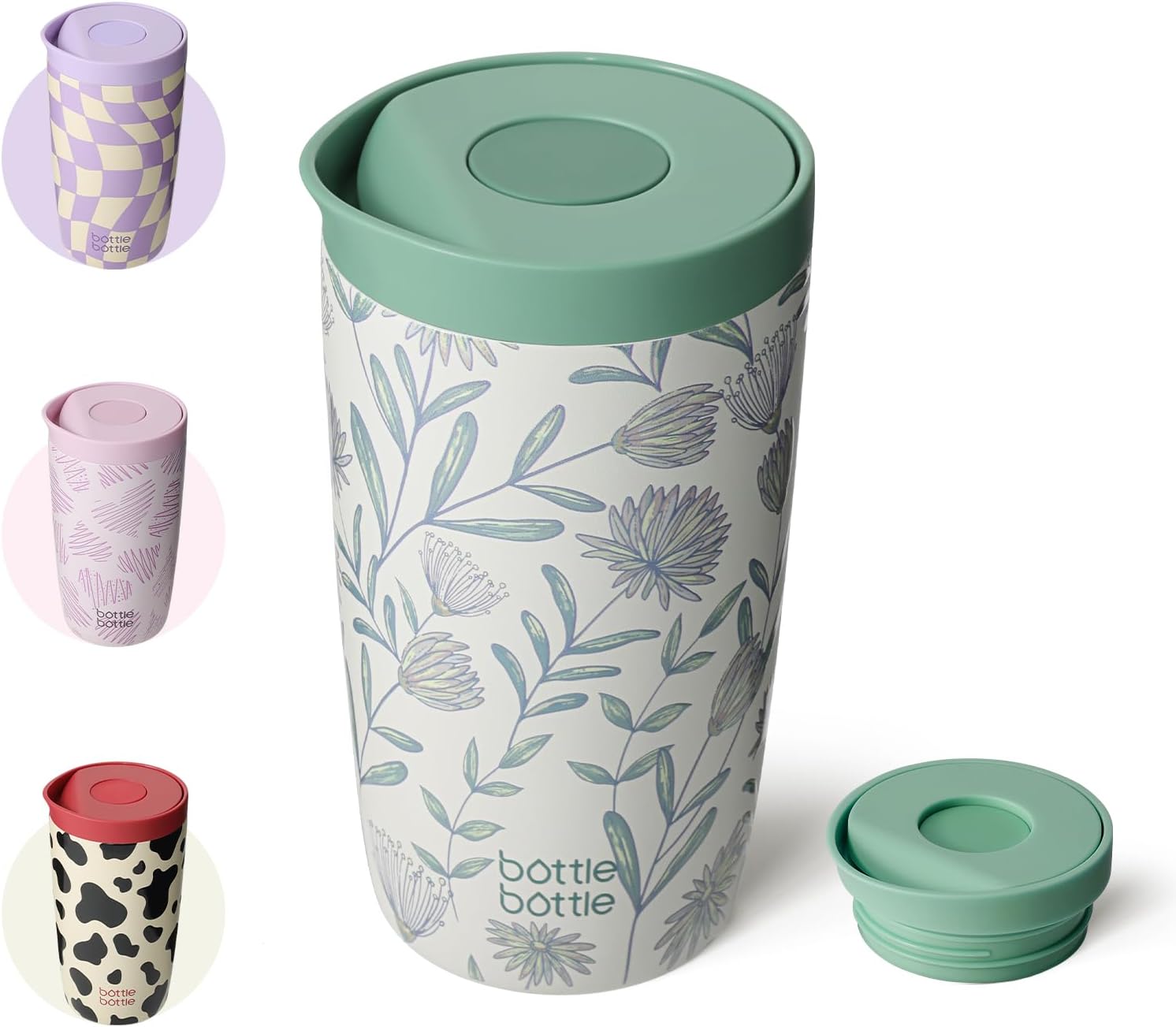 Thumbnail 6 de BOTTLE BOTTLE Travel Mug (Black, 500 ml)