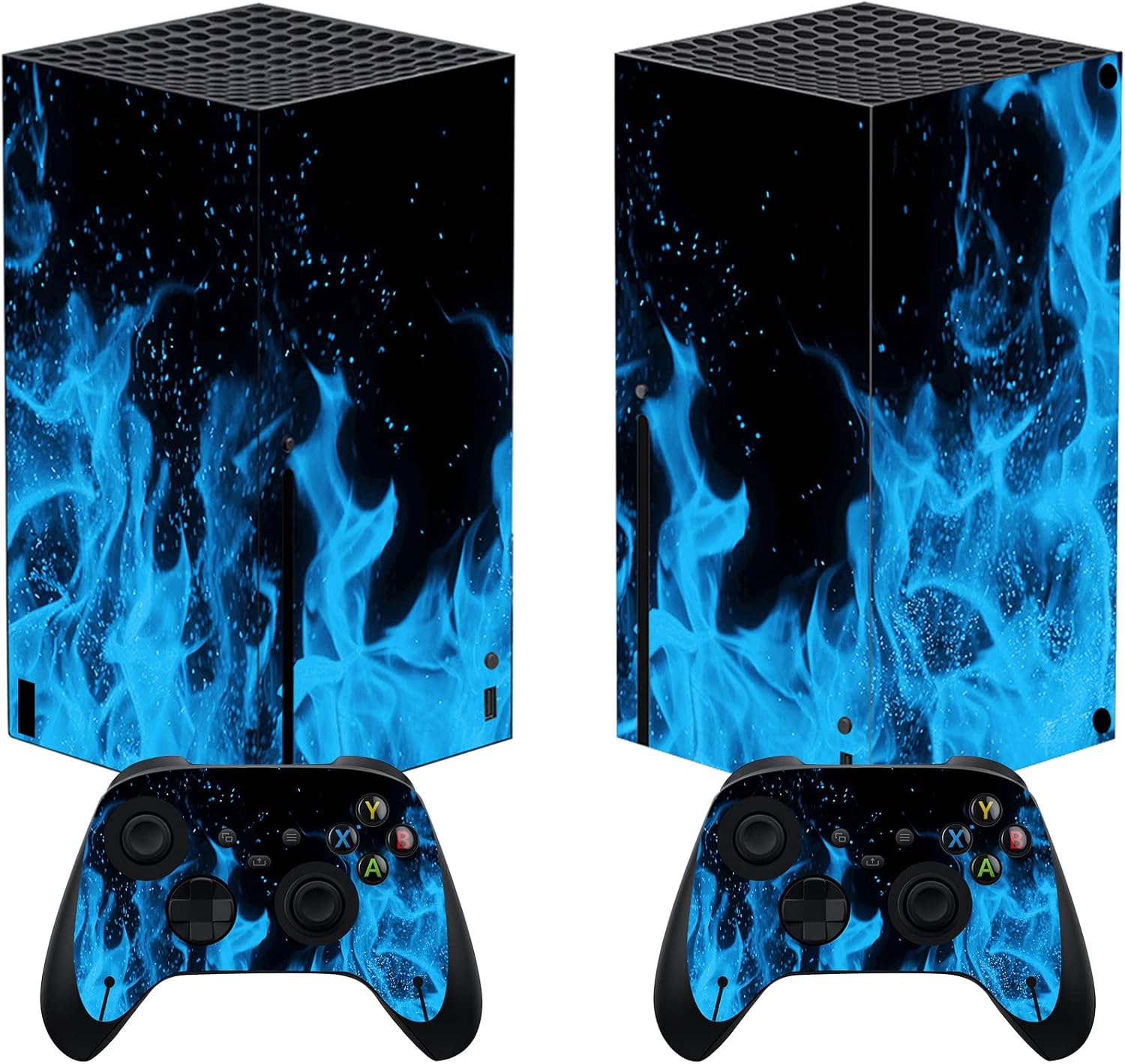 Thumbnail 6 de The Great Wave Custom Vinyl Skins for Xbox Series X by playvital