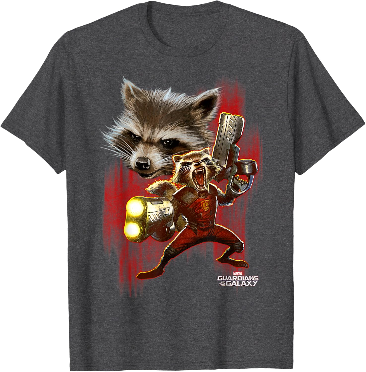 Thumbnail 4 de Marvel Guardians Rocket Poster T-Shirt
