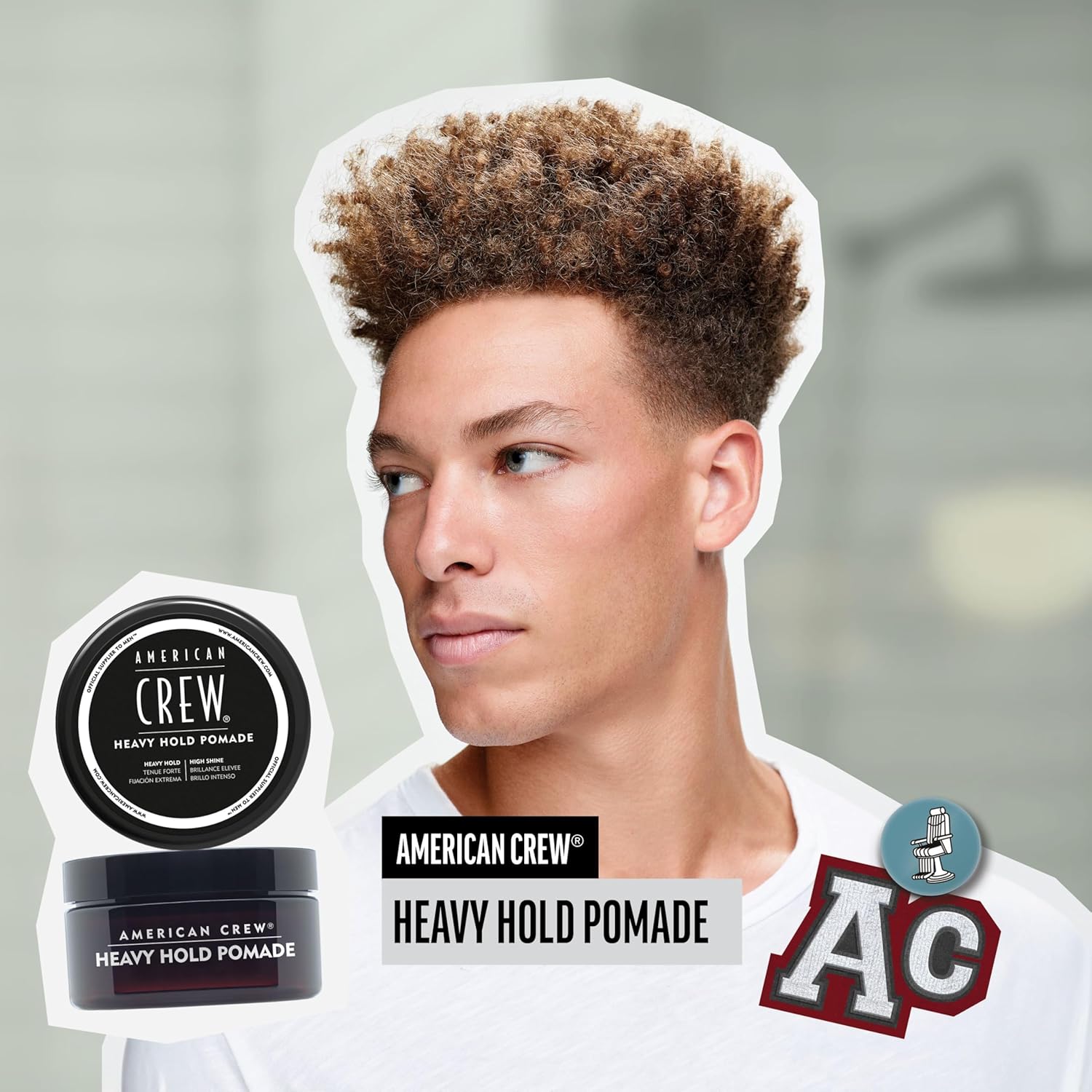 Thumbnail 1 de AMERICAN CREW Heavy Hold Pomade, 85 g – Stylingpomade mit extrem starkem Halt und Glanz
