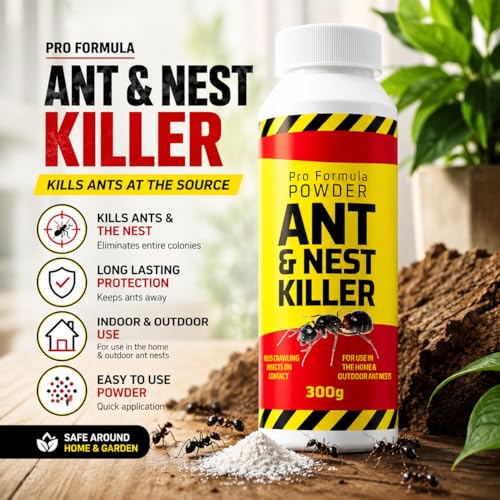 Detalle de Ant Killer Powder 300g by H HYDRO SIP — Indoor & Outdoor Nest Bait for Mess-Free Elimination