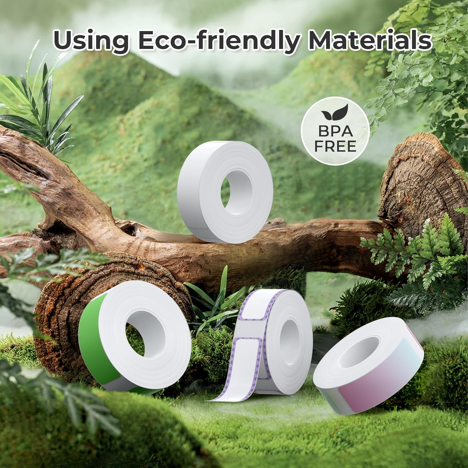 Thumbnail 4 de Nelko P21 14x40mm label tape, 180/roll 🏷️