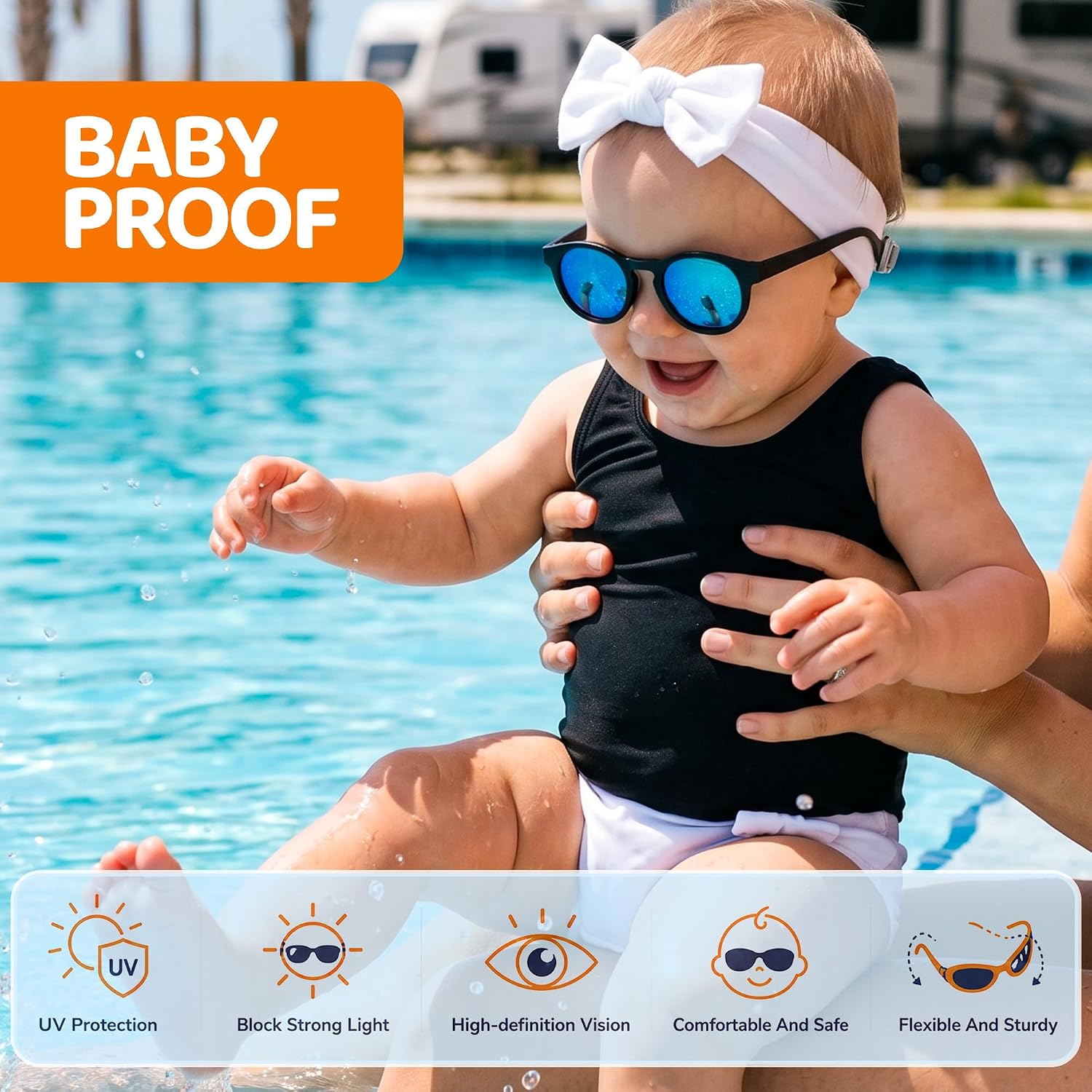 Detalle de RIVBOS Baby Sunglasses RBK0231