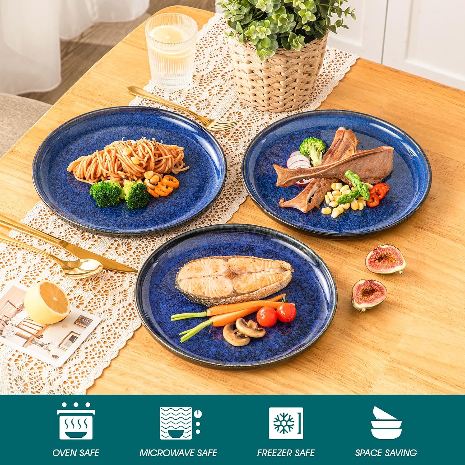 Detalle 2 de vancasso STARRY Teller Set 6 Personen 26 cm