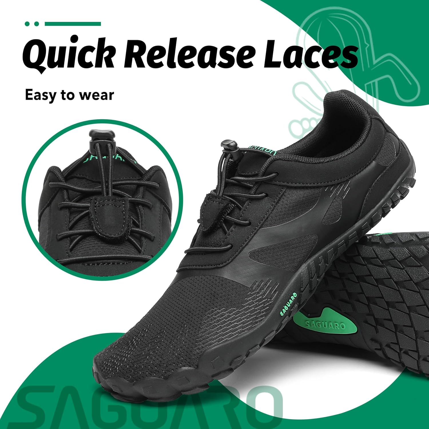 Detalle de SAGUARO Unisex Barfußschuhe – Leicht, atmungsaktiv und rutschfest für Outdoor & Indoor