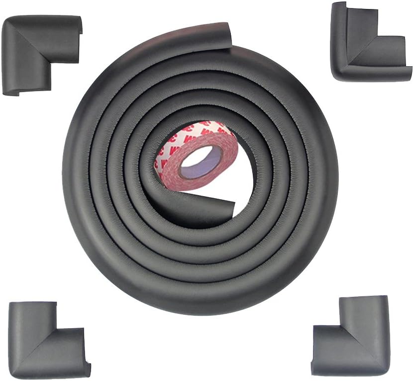 Thumbnail 6 de Fairy Baby Safety Baby Edge & Corner Guards (19.7ft edge + 8 corner guards) – Black 6M
