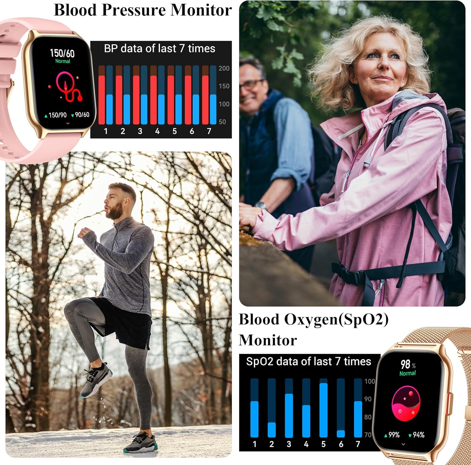 Detalle 2 de ZOSKVEE 2.01" Smart Watch (Call Answer/Make, Blood Pressure, Sleep & Fitness Modes)