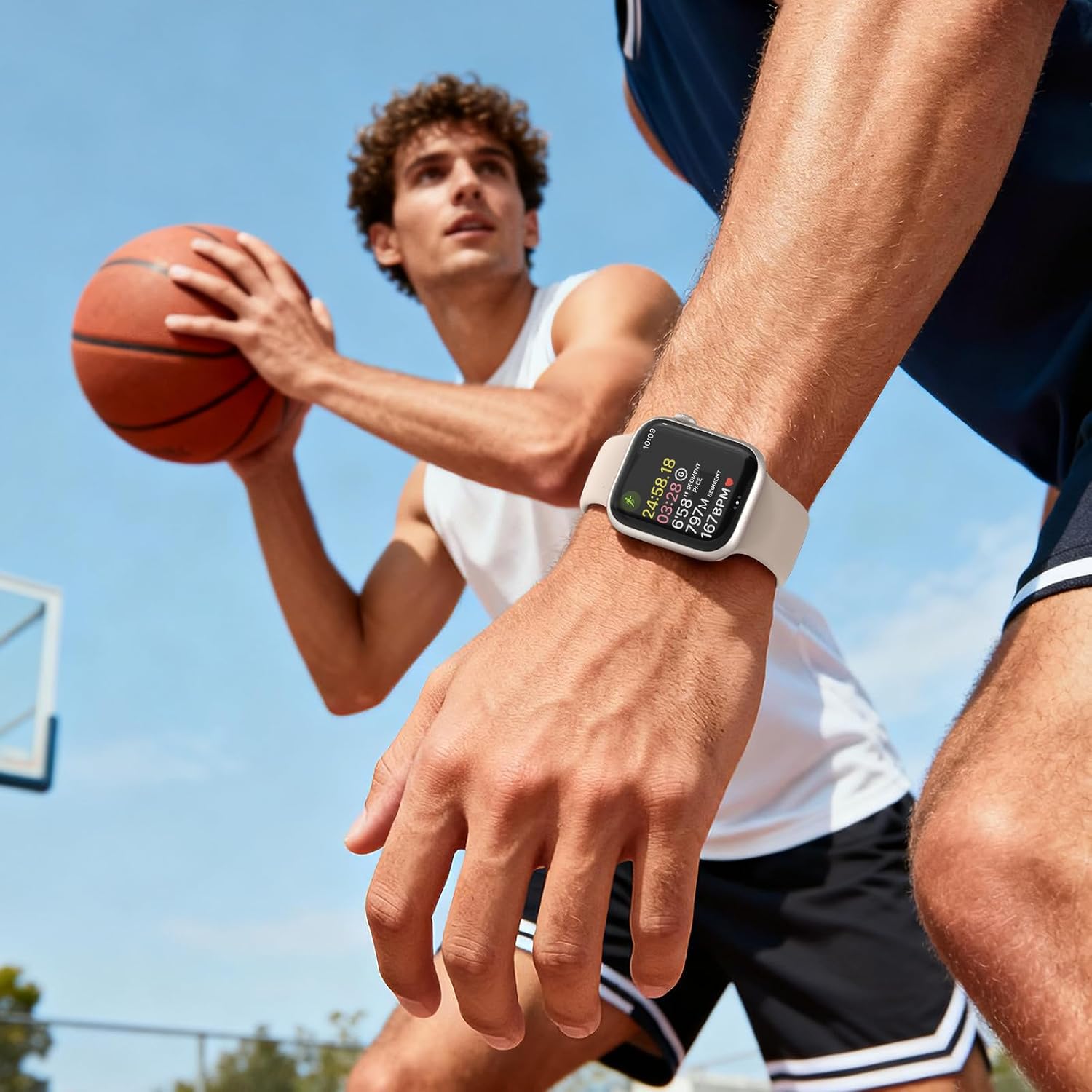 Thumbnail 6 de UJUTL 10-Pack Silicone Sport Bands for Apple Watch, 10 Colors, Breathable Design