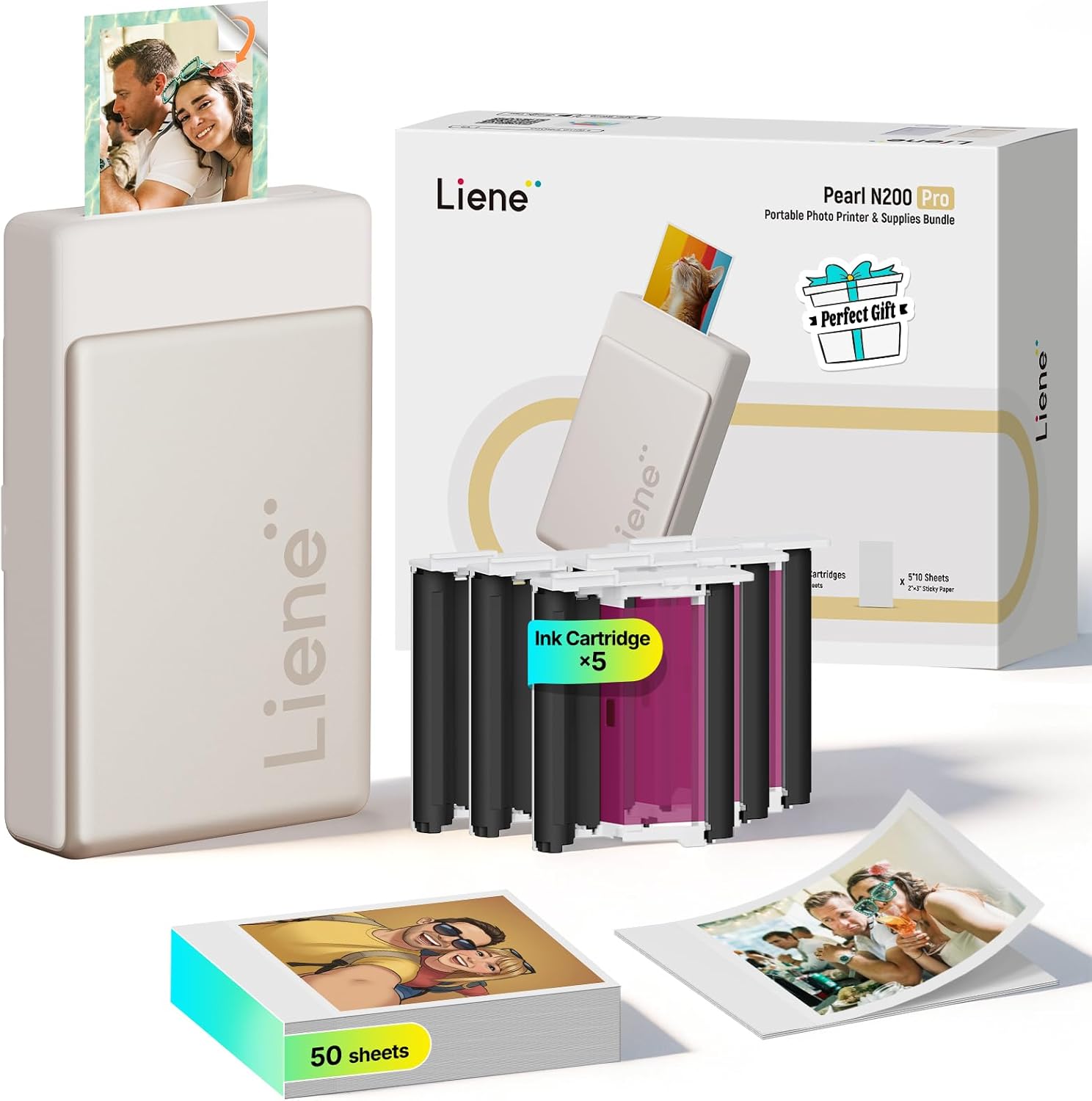 Detalle de Liene Pearl N200 Pro Mini Fotodrucker 300 dpi